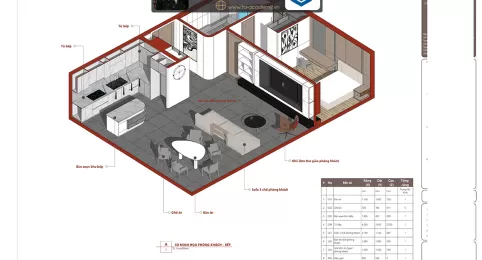 Mr Diệp Tuấn - Layout VBO Nội thất